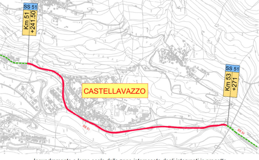 Lavori miglioramento S.S. N. 51